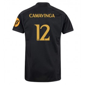 Real Madrid Eduardo Camavinga #12 3rd Trikot 2023-24 Kurzarm